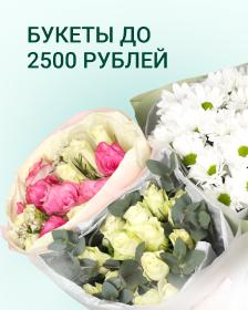 Букеты до 2500 рублей