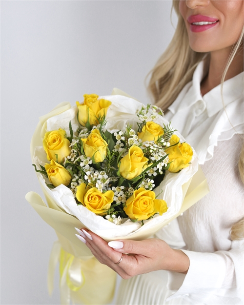 Сборный букет "Тёплый привет" 2939 - фото 13437