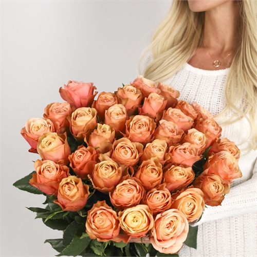 Букет из 35 роз Эквадор 60 см 2997 - фото 14823