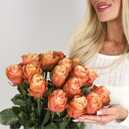 Букет из 15 роз 60 см Эквадор 2185 - фото 14830