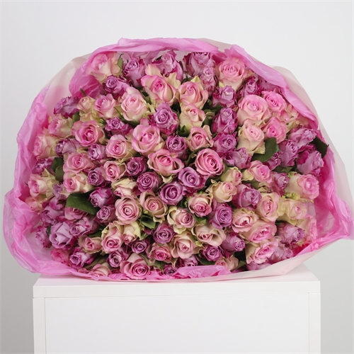 Букет из 101 розы Кения 50 см 4047 - фото 14893