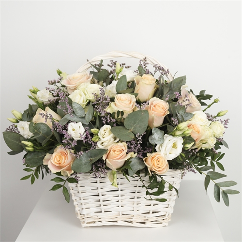 Композиция в корзине "Теплые чувства" 2655 - фото 15097