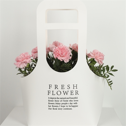 Композиция в сумочке с диантусом 4087 - фото 15106