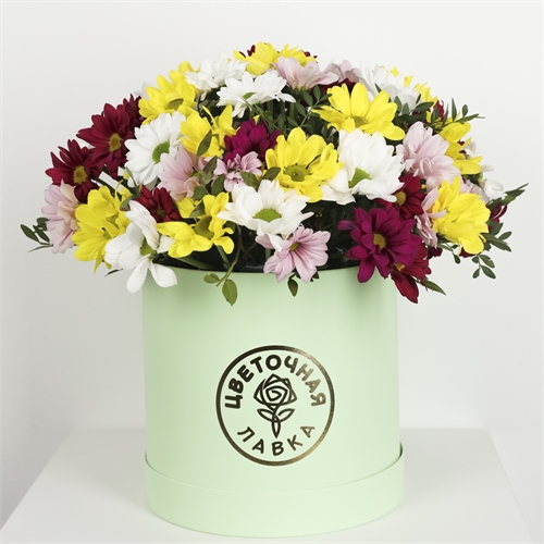 Композиция в шляпной коробке "Бабочка" 4101 - фото 15118