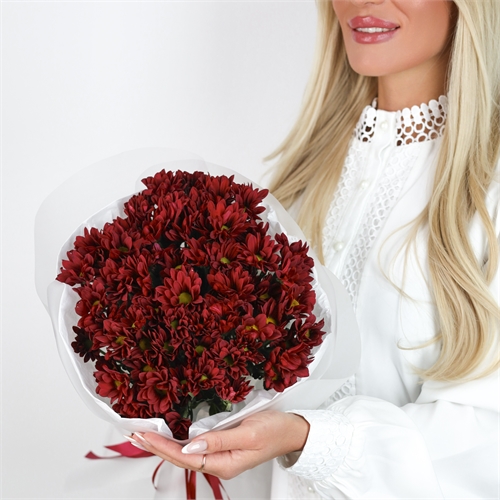 Букет из 7 хризантем 5494 - фото 15275