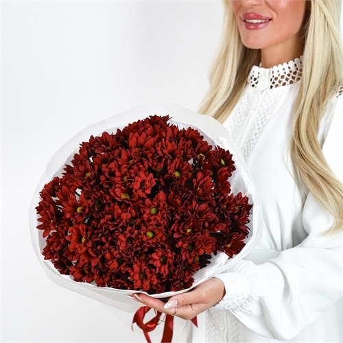 Букет из 11 хризантем 5493 - фото 15280