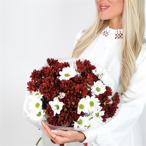 Букет из 11 хризантем 5495 - фото 15281