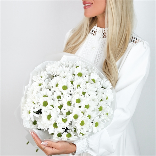 Букет из 11 хризантем 5496 - фото 15282