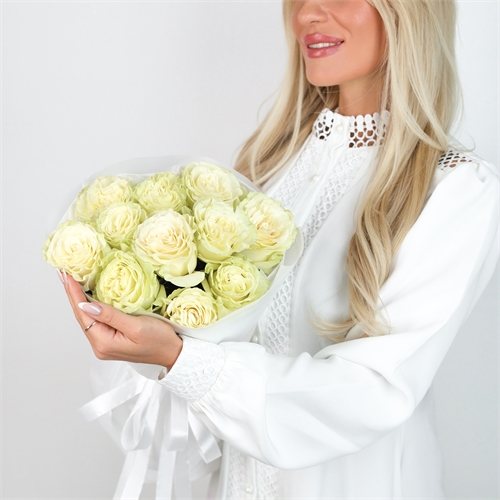 Букет из 11 роз Эквадор 60 см 5504 - фото 15288