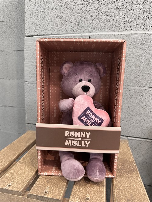 Мягкая игрушка BONNY MOLLY  Медведь с сердцем - фото 8229