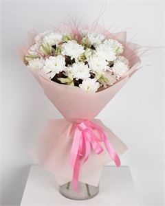 Сборный букет "Зефирка" (Цвет  на выбор) 2929