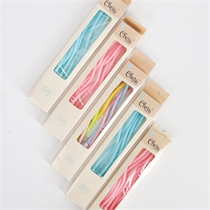 Набор свечей на торт 6 шт волнистые (в ассортименте) 3954