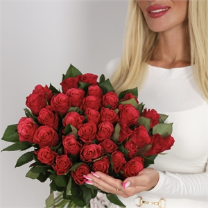 Букет из 35 роз Кения 50 см 3929