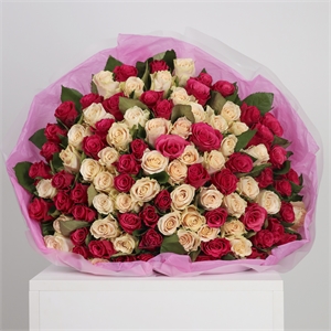 Букет из 101 розы Кения 50 см 4029
