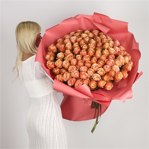 Букет из 101 розы Эквадор 60 см 2994