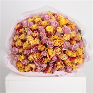 Букет из 101 розы Кения 40 см 4053