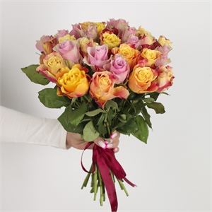 Букет из 35 роз Кения 40 см 4056