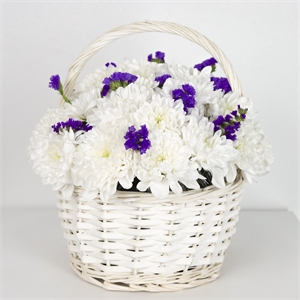 Композиция в плетеной корзине "Фэнтази" 4102