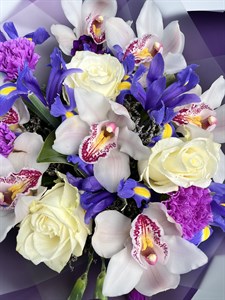 Сборный букет с орхидеями "Мечта"