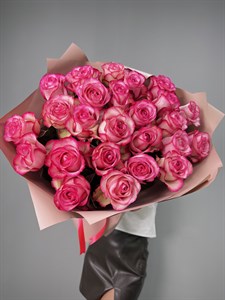 Роза розовая Эквадор 70 см ( Палома)