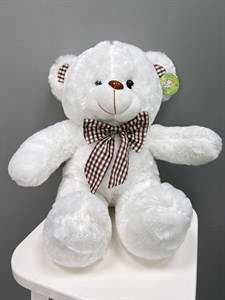 Мягкая игрушка белый плюшевый медведь 60 см