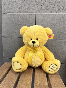 Мягкая игрушка медведь желтый