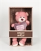 Мягкая игрушка Мишка розовый с сердцем 4122 - фото 12286