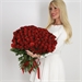 Букет из 101 розы Кения  50 см 3913 - фото 14488
