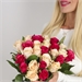 Букет из 25 роз Кения 50 см 4033 - фото 14573