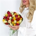 Букет из 35 розы Кения Микс 50 см 4049 - фото 15359