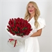 Букет из 101 красного тюльпана (Стронг Лав) 5591