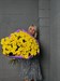 Букет из 25 желтых кустовых хризантем (Бакарди) - фото 6027