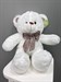 Мягкая игрушка "Белый плюшевый медведь" 60 см - фото 6543