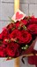 Букет с розами и зеленью " Половинка" - фото 8561