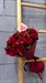 Букет с розами и зеленью " Половинка" - фото 8563